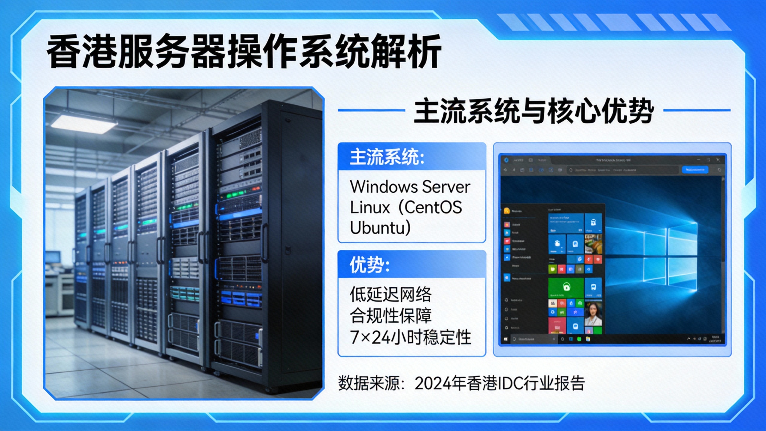 香港服务器操作系统