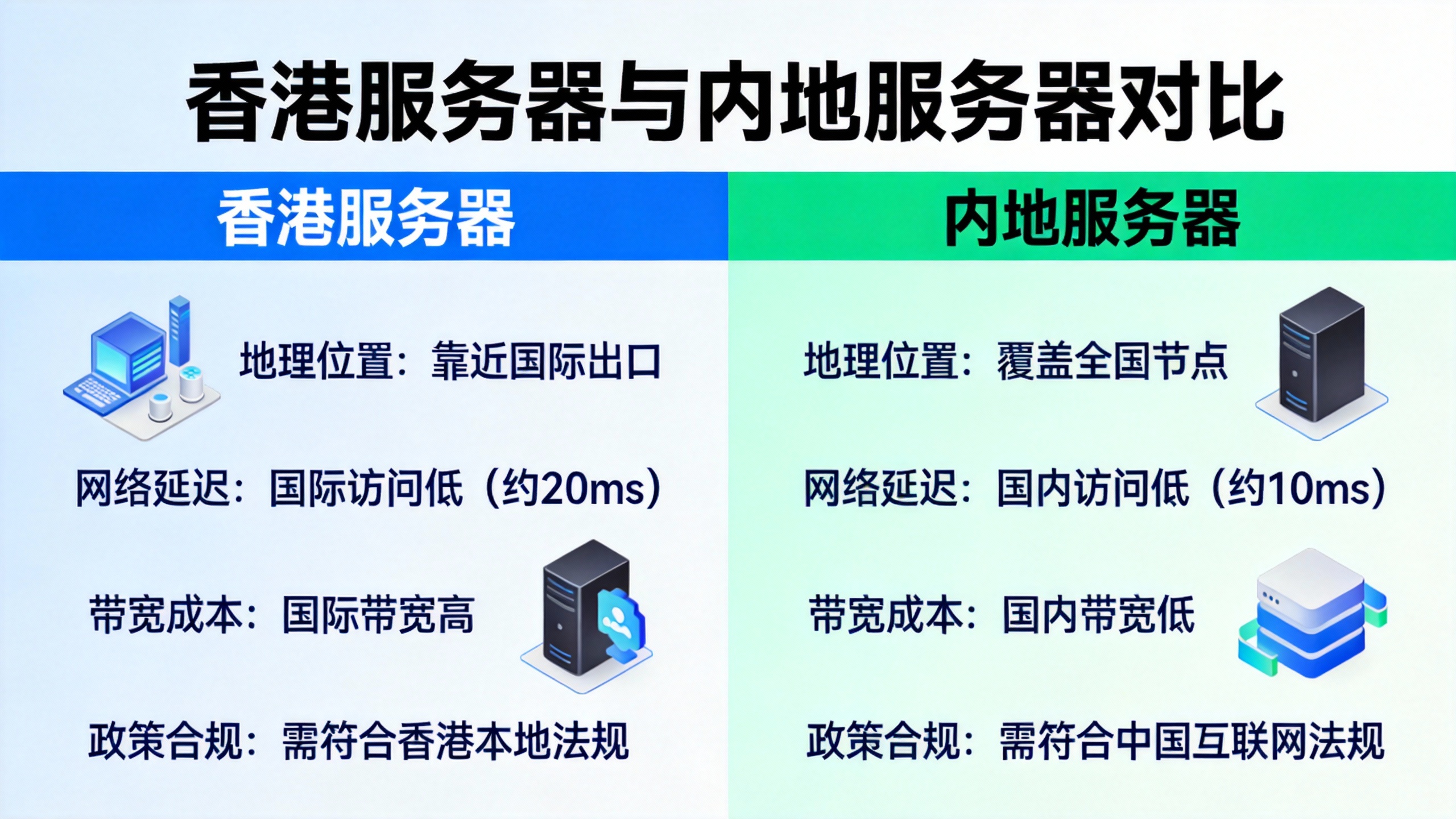 香港服务器与内地服务器对比  第2张